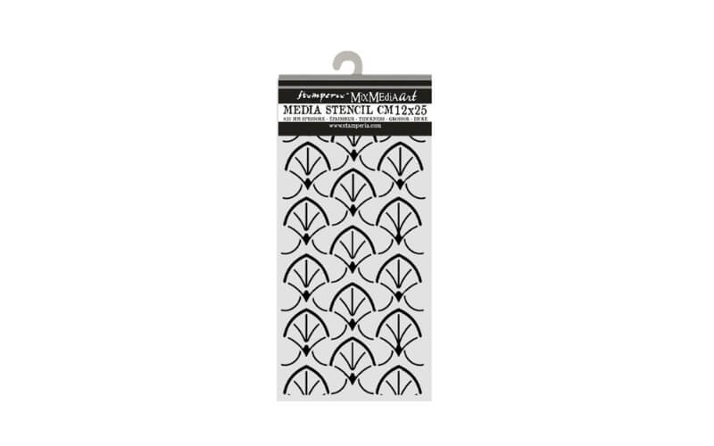 Stencil Oriental Garden Borders 12x25 Stamperia