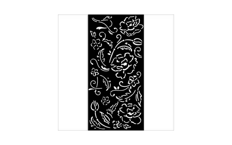 Stencil Oud Kant Bloemen Stamperia