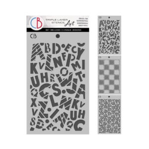 Stencil Set Lunibloom 12,5x20 Ciao Bella