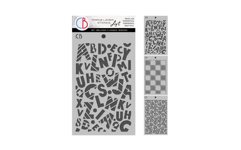 Stencil Set Lunibloom 12,5x20 Ciao Bella