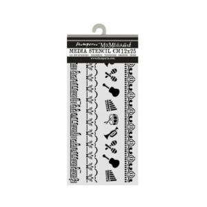 Stencil Symphony Borders 12x25 Stamperia
