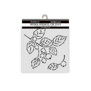 Stencil Whispering Woods Besjes Stamperia 12x12