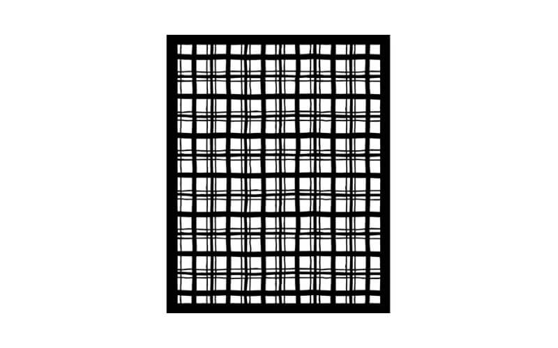 Stencil Whispering Woods Tartan Patroon Stamperia 20x25