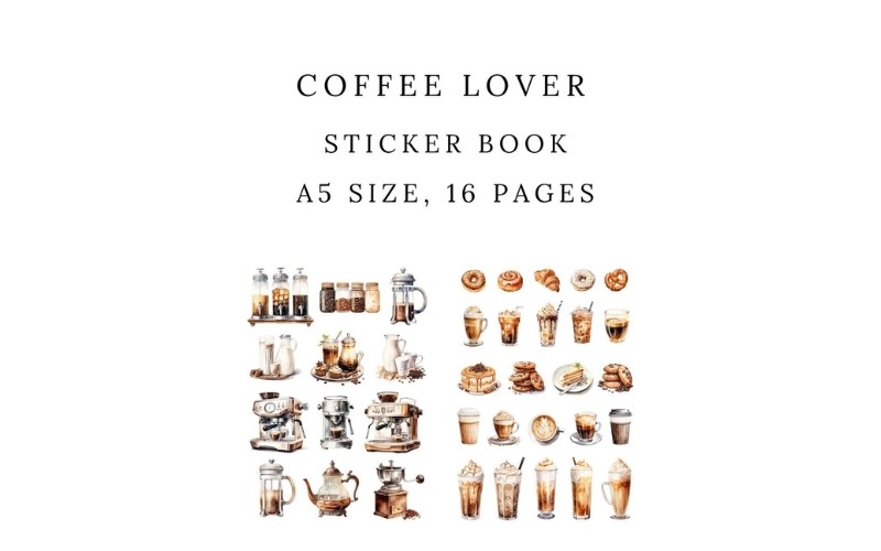 Stickerboek Koffie Liefhebber