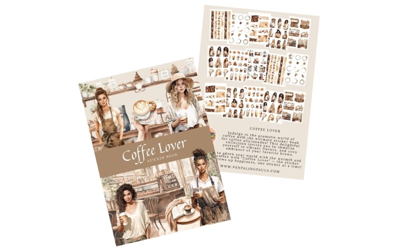 Stickerboek Koffie Liefhebber