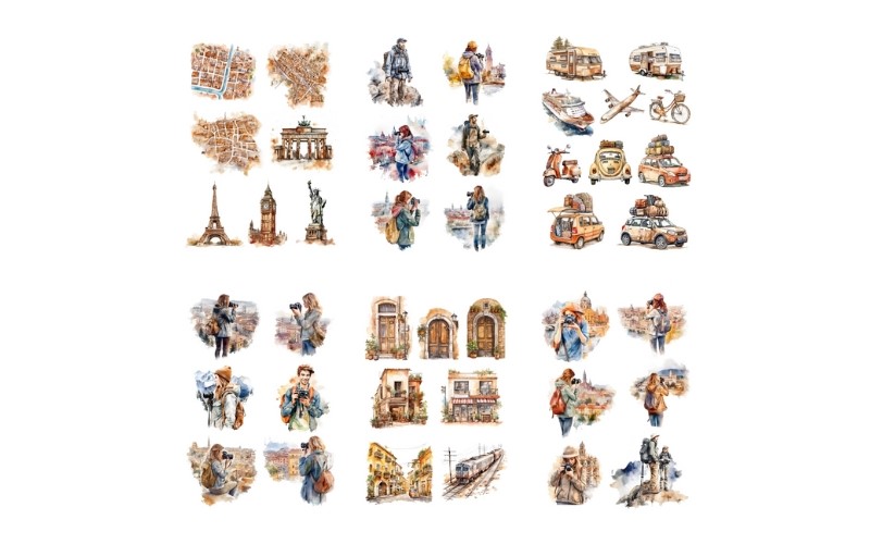 Stickerboek Reis de Wereld Rond