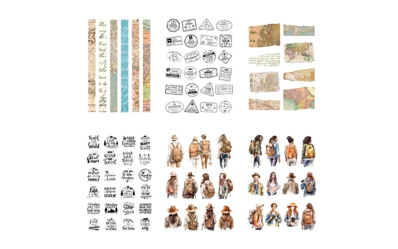 Stickerboek Reis de Wereld Rond