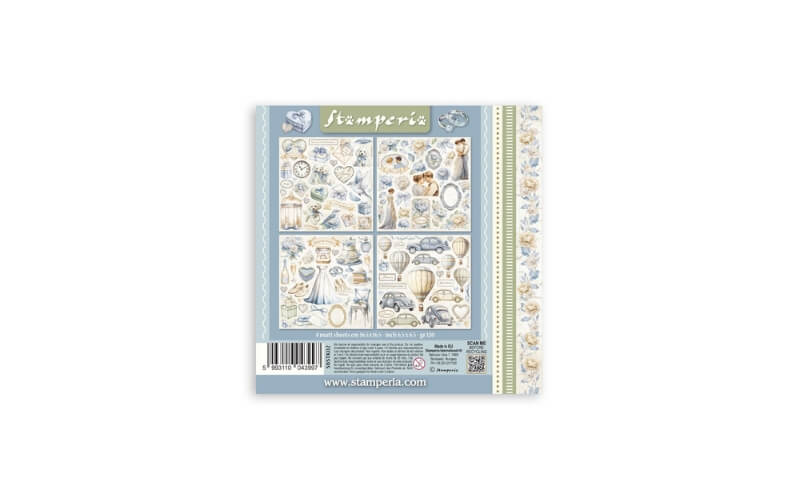 Stickers 4 vellen Timeless Stamperia