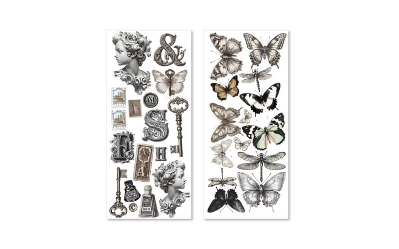 Stickers Typographic Transparant Ciao Bella