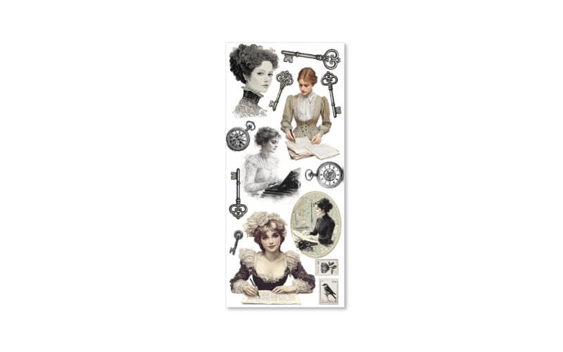 Stickers Typographic Transparant Ciao Bella