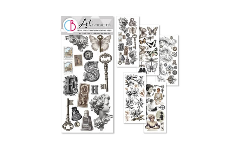 Stickers Typographic Transparant Ciao Bella