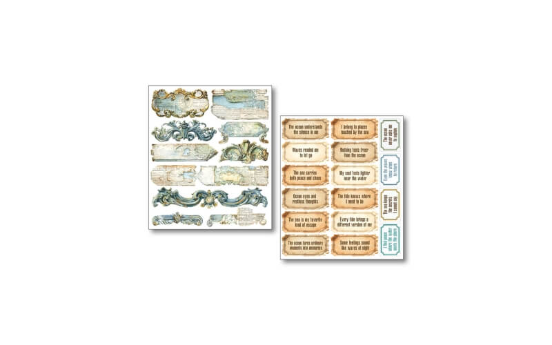 Stickerset Edge of the Ocean Ciao Bella