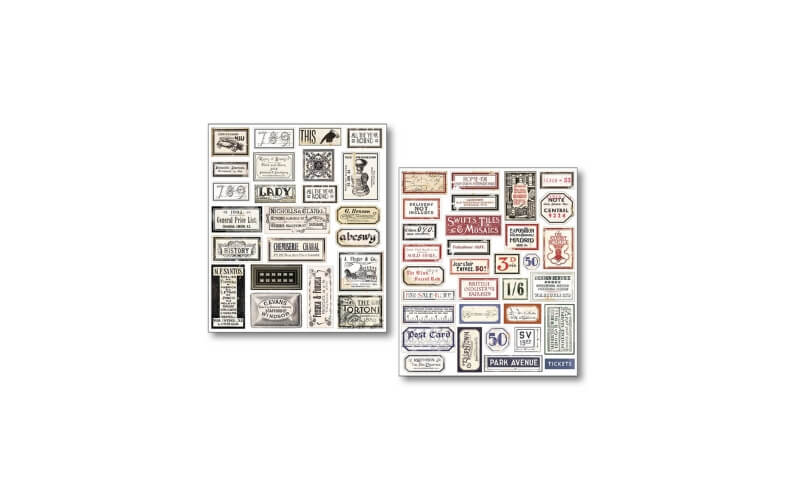 Stickerset Vintage scripts Ciao Bella