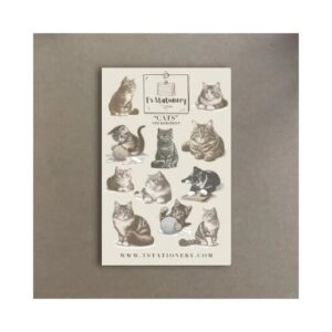 Stickervel Poezen T's Stationery