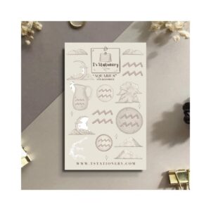 Stickervel Sterrenbeelden Waterman