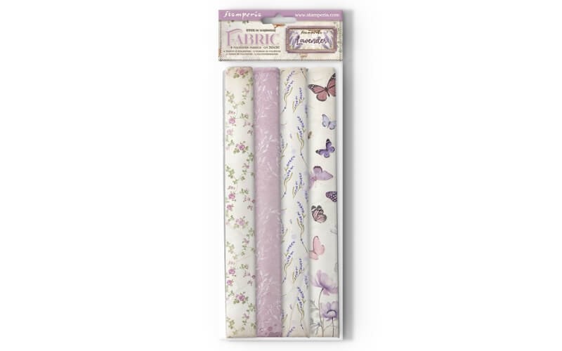 Stoffen 30x30cm Lavendel Stamperia