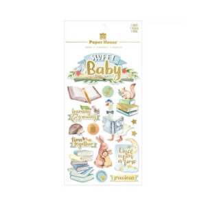 Sweet Baby 3D Stickers Paper House