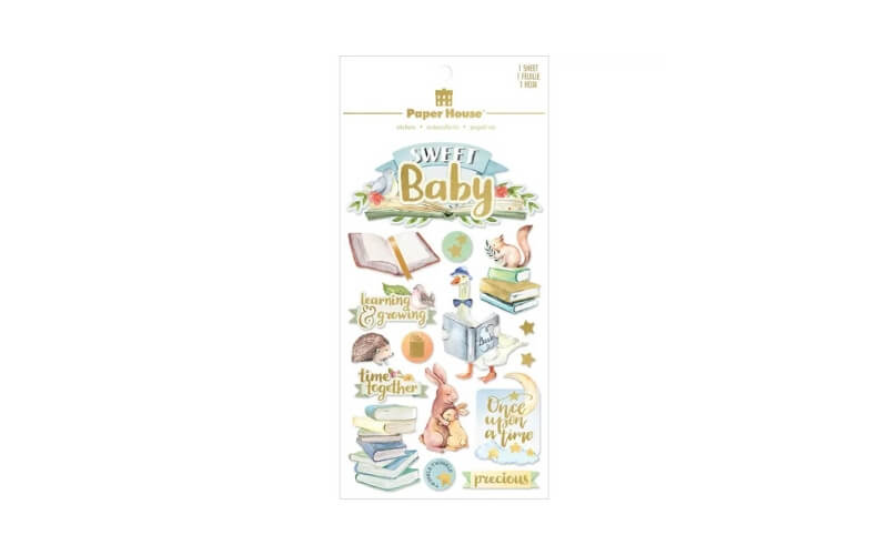 Sweet Baby 3D Stickers Paper House
