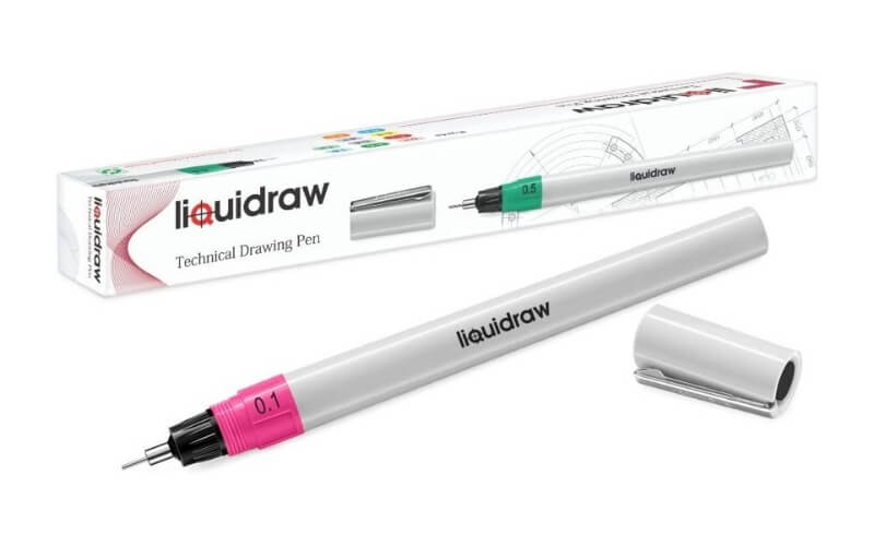 Technische Tekenpen Liquidraw 0,1 mm