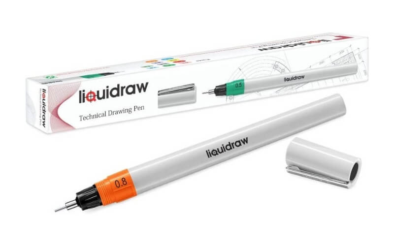 Technische Tekenpen Liquidraw 0,8 mm