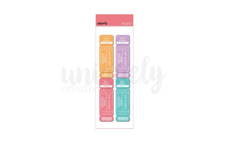 Tickets voor feestjes Decoratie