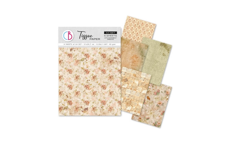 Tissue Papier A4 Mix A Journey of Love Ciao Bella