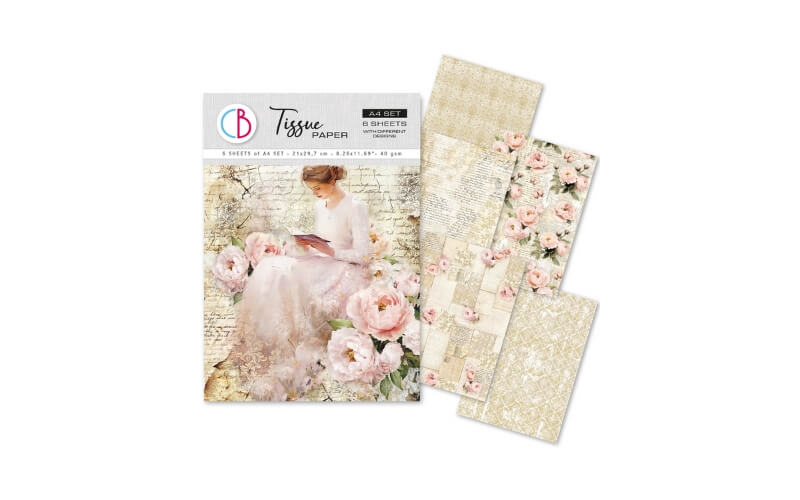 Tissue Papier A4 Mix A Timeless Love Ciao Bella