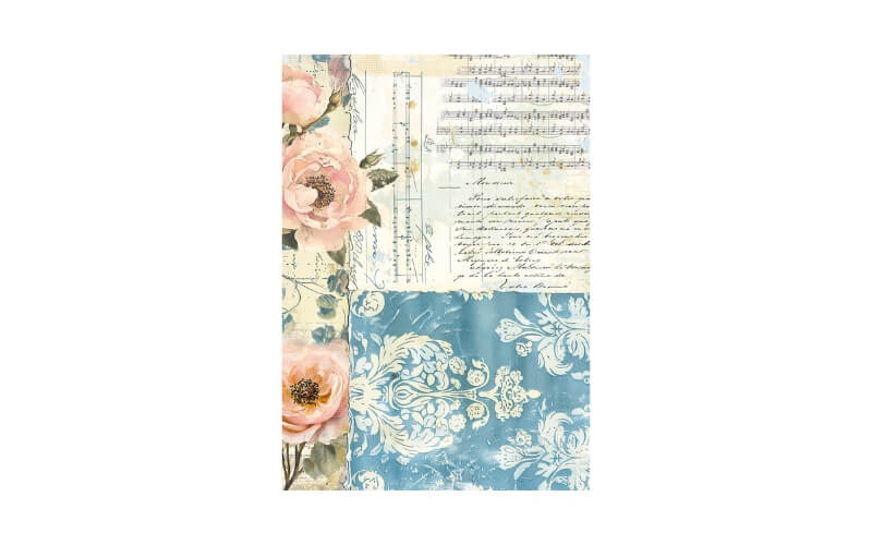 Tissue Papier A4 Mix French Blue Ciao Bella