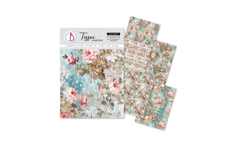 Tissue Papier A4 Mix My Secret Garden Ciao Bella