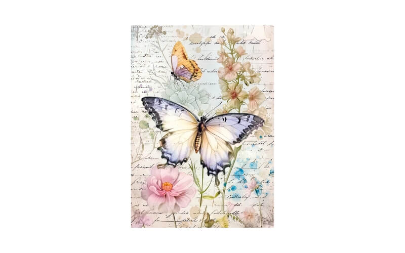 Tissue Papier A4 Mix Whismical Butterflies Ciao Bella