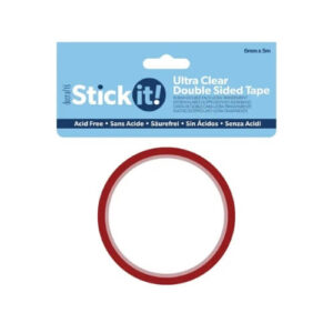 Ultra Clear Tape Dubbelzijdig 6mm x 5m Stick-it
