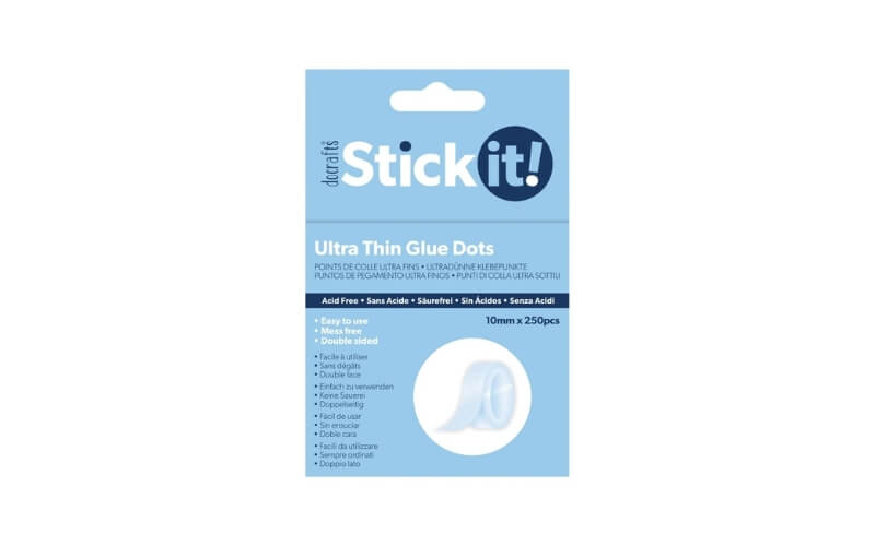 Ultra Dunne Lijmpunten 10mm 250st Stick-it