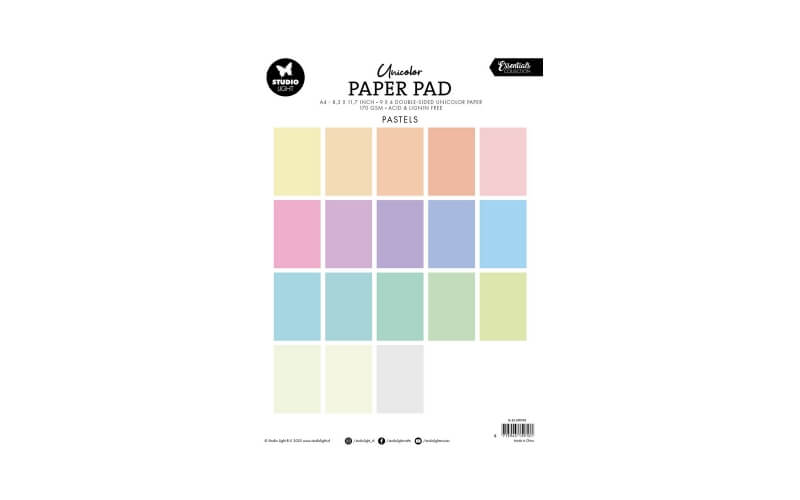 Uniekleur Paper Pad Pastels Studio Light