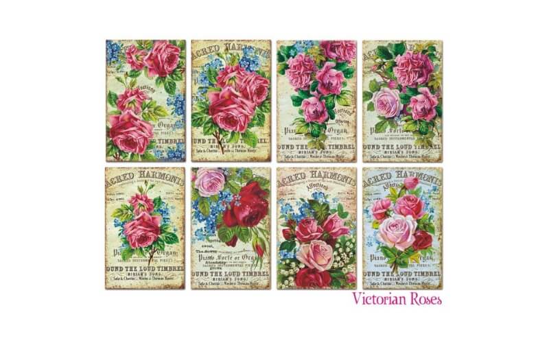 Plakboekpapier Mini Victoriaanse Rozen Decorer