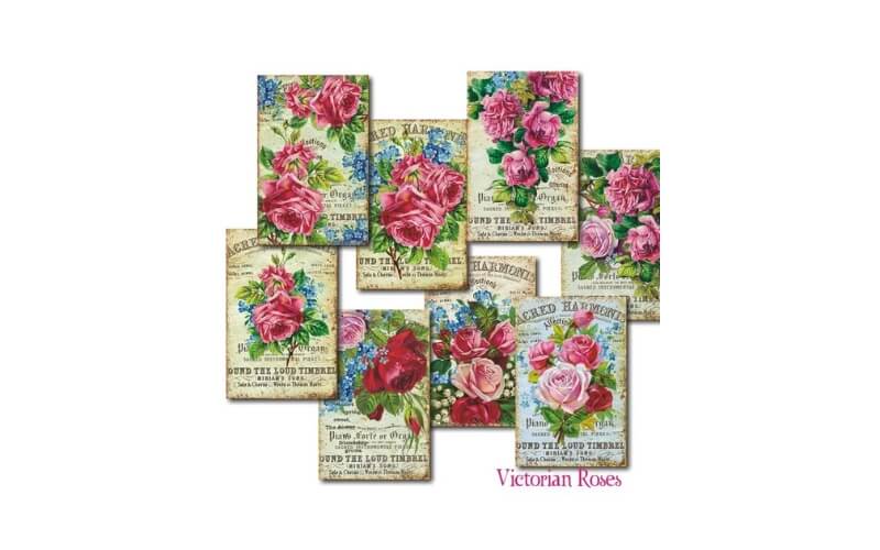 Plakboekpapier Mini Victoriaanse Rozen Decorer