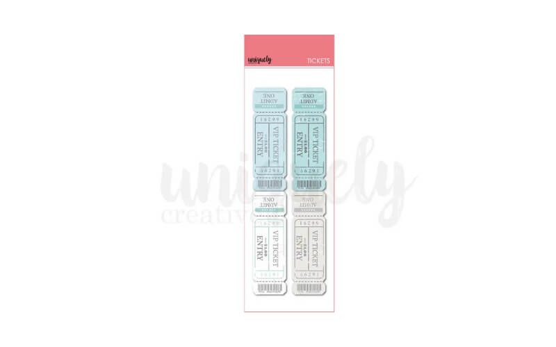 Vintage Tickets Decoratie
