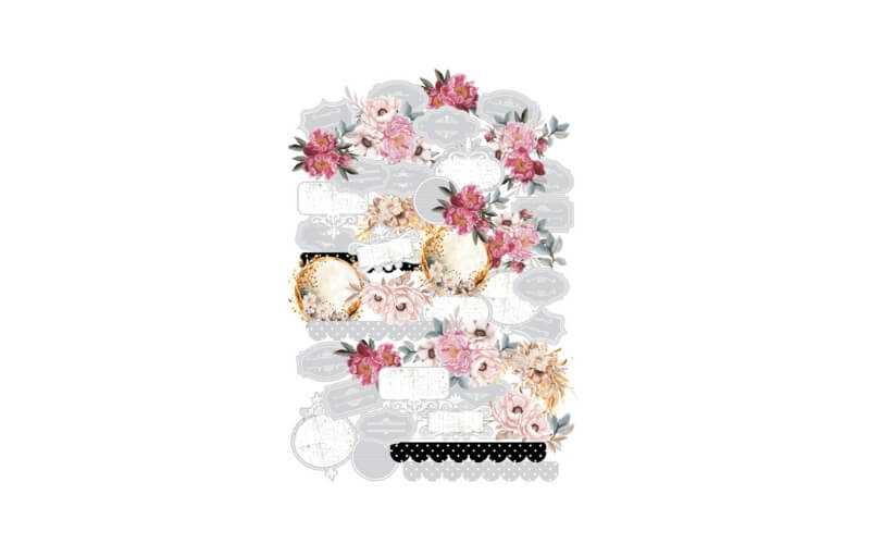 Vintage Walls Vellum Plaatjes Uniquely Creative