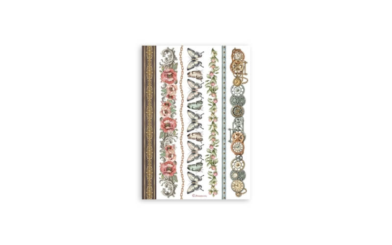 Washi Pad Gardens of Time Stamperia