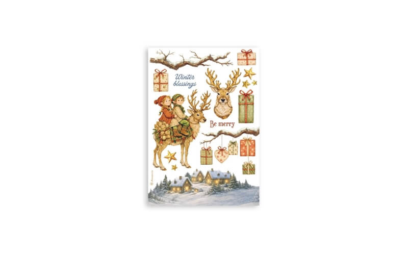 Washi Pad Silent Night Stamperia