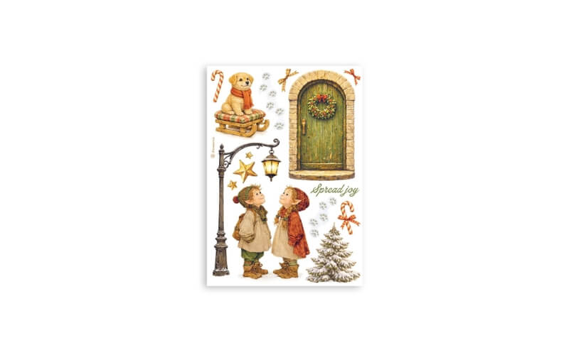 Washi Pad Silent Night Stamperia