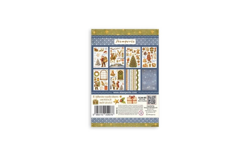 Washi Pad Silent Night Stamperia
