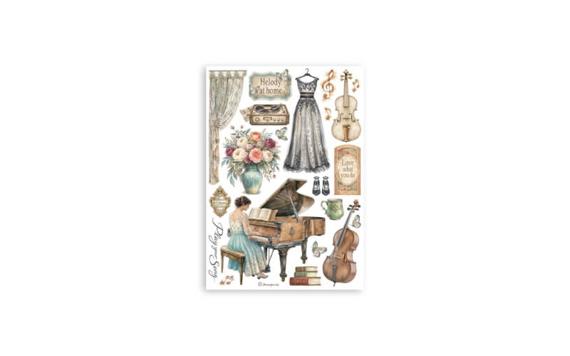Washi Pad Symphony Stamperia