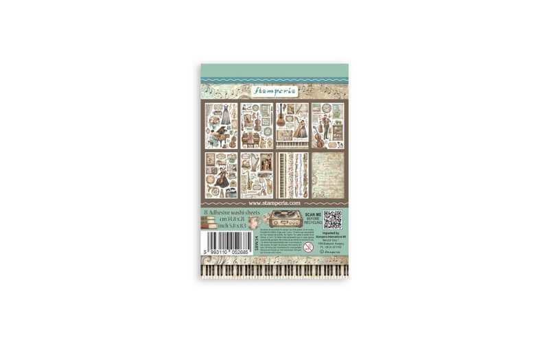 Washi Pad Symphony Stamperia