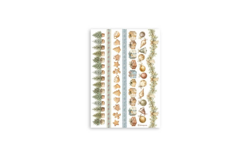 Washi Pad White Christmas Stamperia