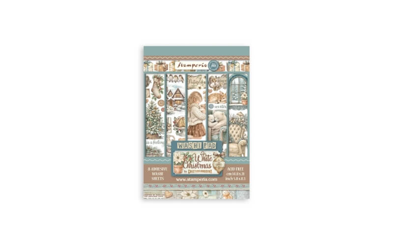 Washi Pad White Christmas Stamperia