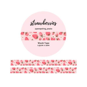 Washi Tape Aardbeien Penpaling_Paula