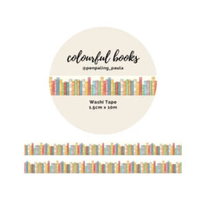 Washi Tape Colourful Books Penpaling_Paula