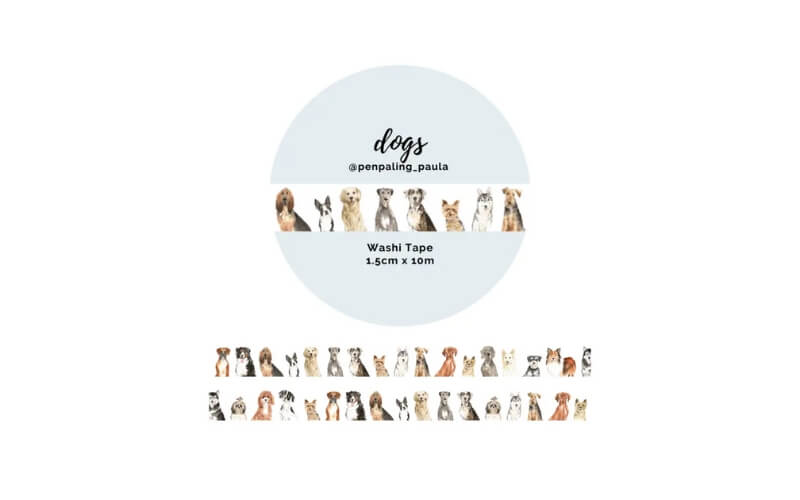 Washi-Tape Honden