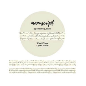 Washi-Tape Manuscript