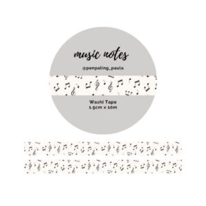 Washi-Tape Muzieknoten